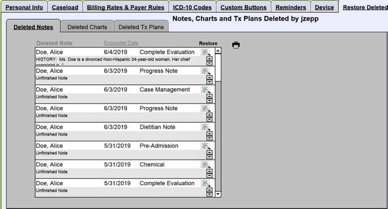 4. For This Example, We Are Going To Locate A Deleted Note.