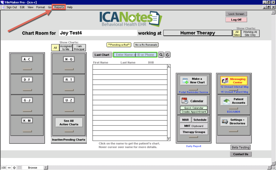 Image & Report Access Hub for Patient